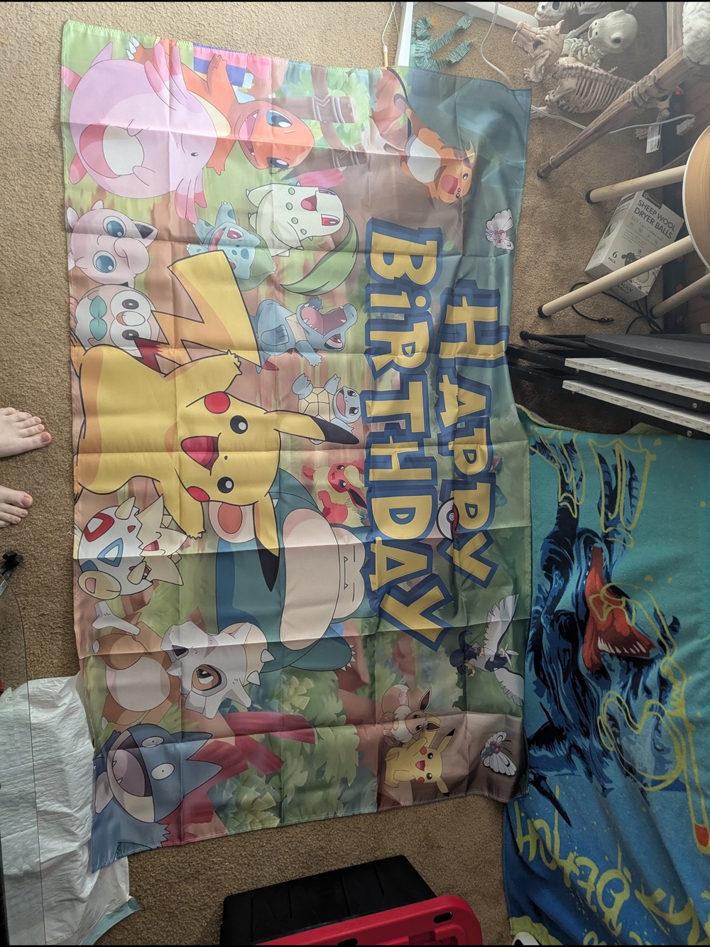 Pokemon Birthday Banner